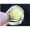 Image 2 : 14K Gold Ring With 1992 China 1/20 Ounce Gold Coin