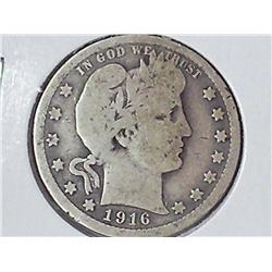 1916 Barber Quarter