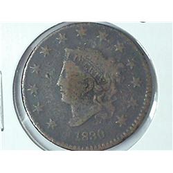 1830 US Large Cent