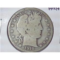 1910 Barber Half Dollar