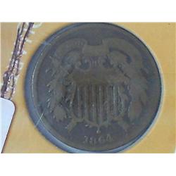 1864 Two Cent Piece