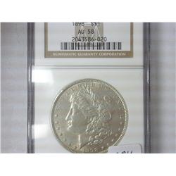 1898 Morgan Silver Dollar NGC AU58