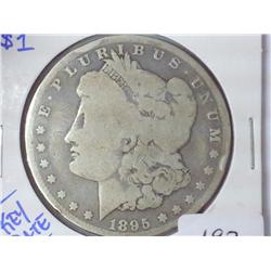 1895-O Morgan Silver Dollar (Key Date)