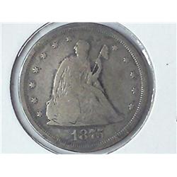 1875-S Twenty Cent Piece