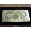 24K Gold Plated Silver 10000 Yen Japanese Bill