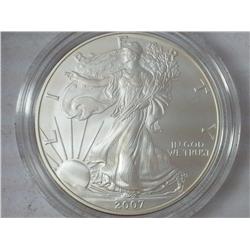 2007 American Silver Eagle Burnished Die (UNC)