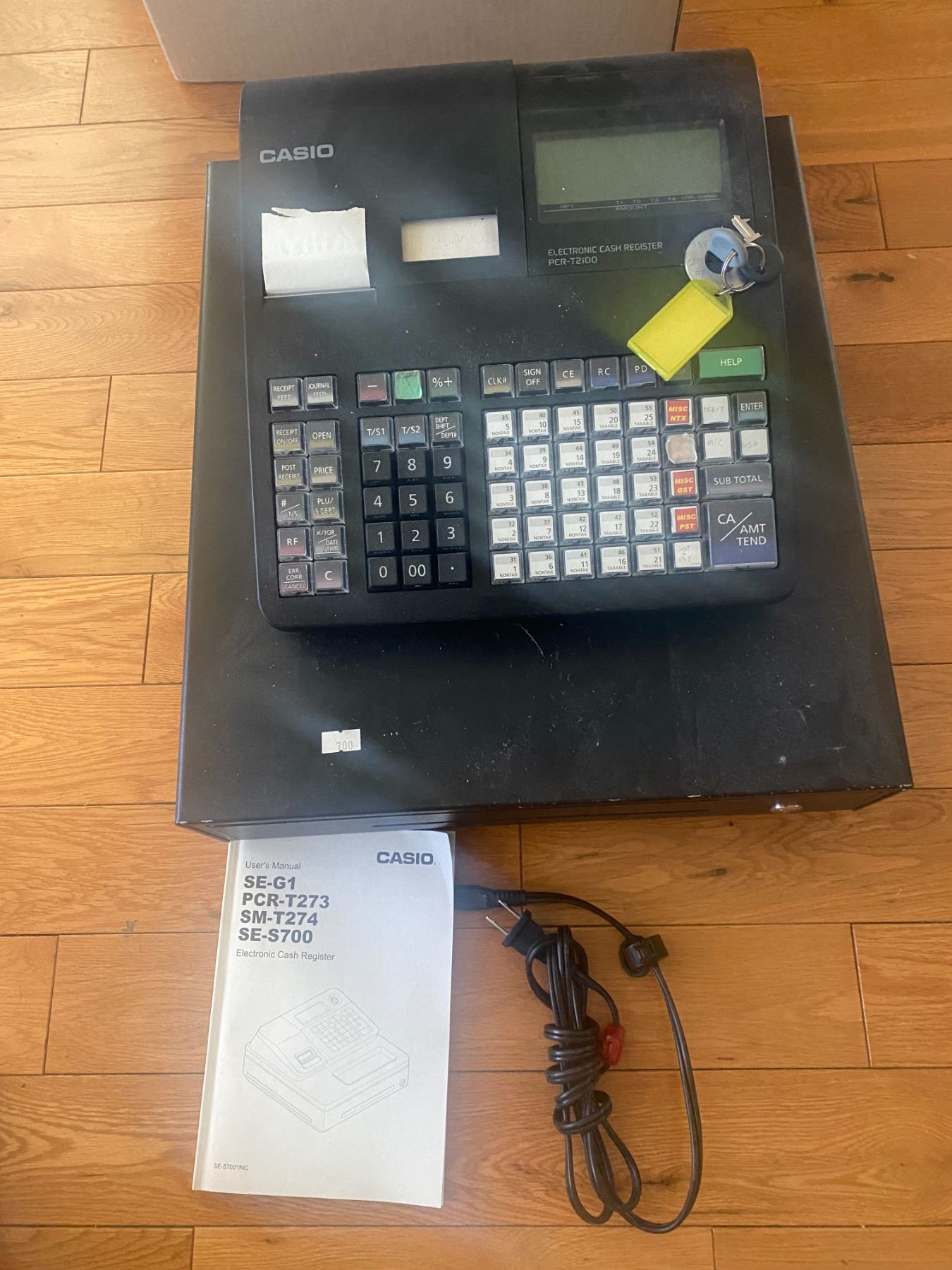 Casio cash register
