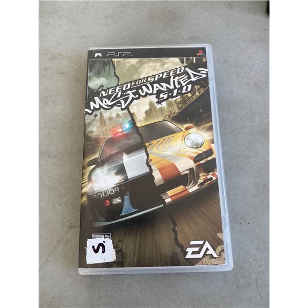 PSP need for speed game