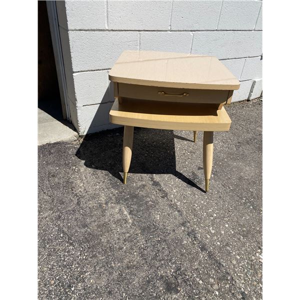 Mid century modern 2 tier table