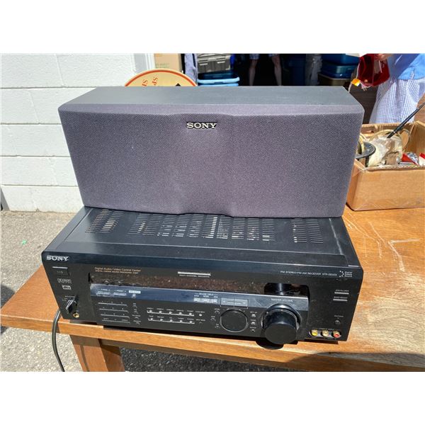 Sony reciever and speaker