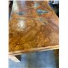 Image 3 : Teak table and chairs from Bali glass is cracked see discription PLEASE BRING YOUR OWN HELP TO MOVE