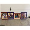 Image 1 : 4 framed pictures