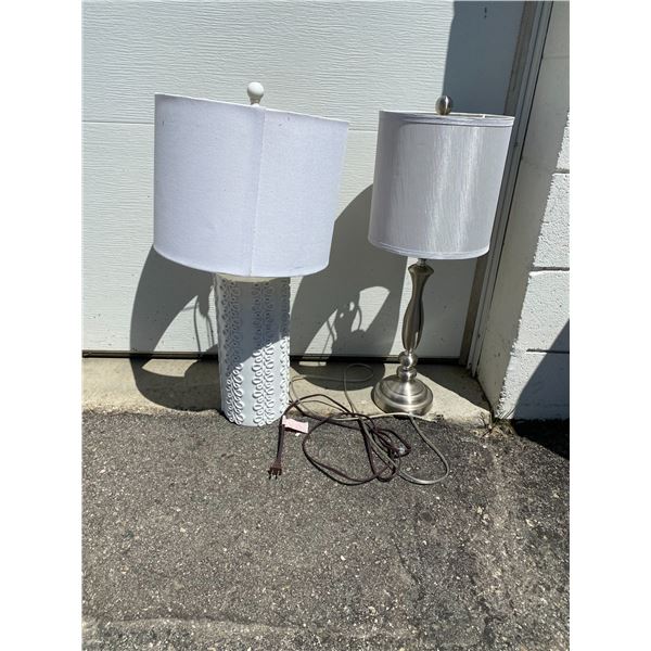 Two table lamps