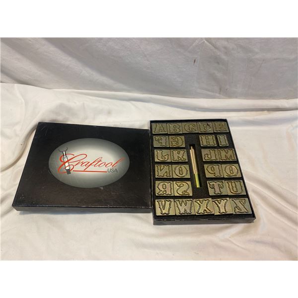 Craft tools 1 inch alphabet set