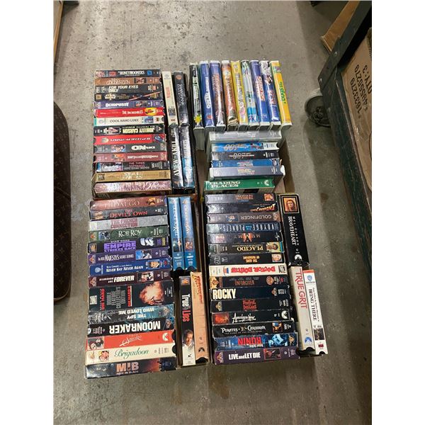 Lot of vhs tapes