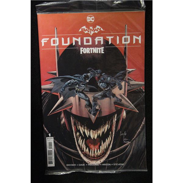 BATMAN FORTNITE FOUNDATION 1 POLYBAGGED SEALED UNOPENED