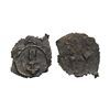 Image 1 : Pallavas of Kanchipuram, unattributed potin coin of the early period (c.400-600 AD)