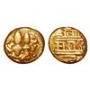 Image 1 : Nayakas of Ikkeri (Keladi), Gold hon/ pagoda in the name of Sadashiva Nayaka (1530-1566 AD)