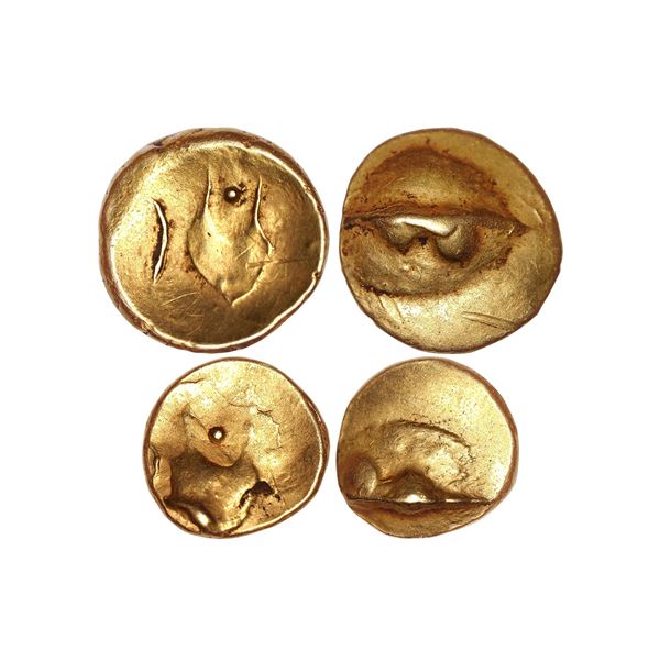 Adilshahi Sultans of Bijapur, anonymous Gold 1 Hon and ½ Hon, commonly called as ‘Hudki’