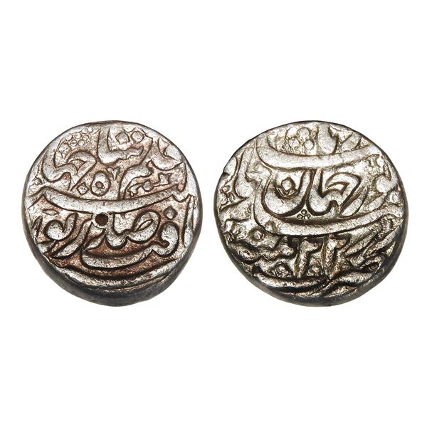 Jahangir (1605-1628 AD), Silver rupee, with the name of empress Noorjahan, Patna Mint