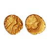 Image 1 : Maratha Confederacy, Gold fanam, Ganjikota mint, in the name of Alamgir II