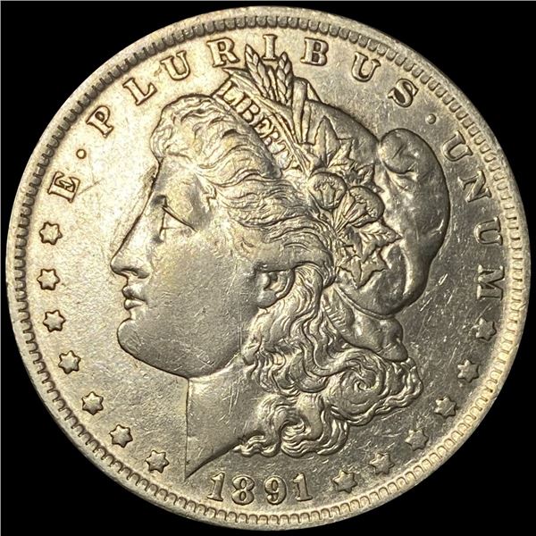 1891-O Morgan Silver Dollar NEARLY UNCIRCULATED