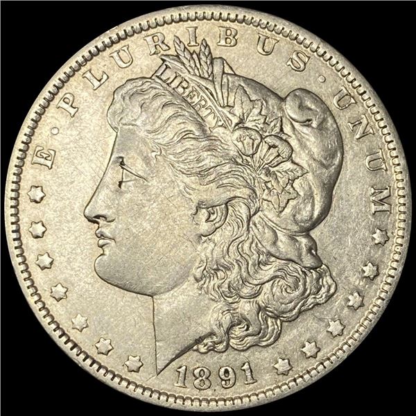 1891-O Morgan Silver Dollar NEARLY UNCIRCULATED