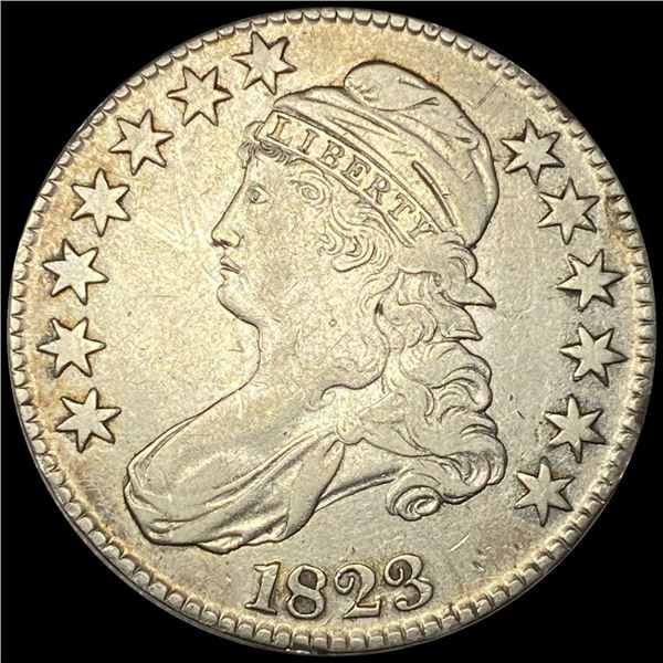 1823 Capped Bust Half Dollar NEARLY UNCIRCULATED