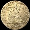 Image 1 : 1853 Arrows Seated Liberty Quarter ABOUT UNC