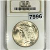 Image 1 : 1923 Silver Peace Dollar NGC - MS65