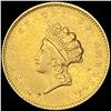 Image 1 : 1854 Ty 1 Rare Gold Dollar CLOSELY UNCIRCULATED