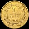 Image 2 : 1854 Ty 1 Rare Gold Dollar CLOSELY UNCIRCULATED