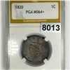 Image 1 : 1820 Large Cent PGA - MS64+