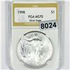 Image 1 : 1998 Silver Eagle PGA - MS70