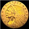 Image 1 : 1911 $2.50 Gold Quarter Eagle LIGHTLY CIRCULATED
