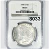 Image 1 : 1898-O Morgan Silver Dollar NGC - MS64