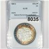 Image 1 : 1884-S Morgan Silver Dollar NNC - AU58