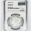 Image 1 : 1887-O Morgan Silver Dollar NGC - AU58 PL