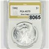 Image 1 : 1992 Silver Eagle PGA - MS70