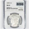Image 1 : 1878-S Morgan Silver Dollar NGC - MS63+