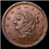 Image 1 : 1853 Braided Hair Half Cent CLOSELY UNCIRCULATED