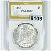 Image 1 : 1892 Morgan Silver Dollar PGA - MS62