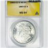 Image 1 : 1883-CC Morgan Silver Dollar ANACS - MS64