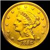 Image 1 : 1852 $2.50 Gold Quarter Eagle ABOUT UNCIRCULATED