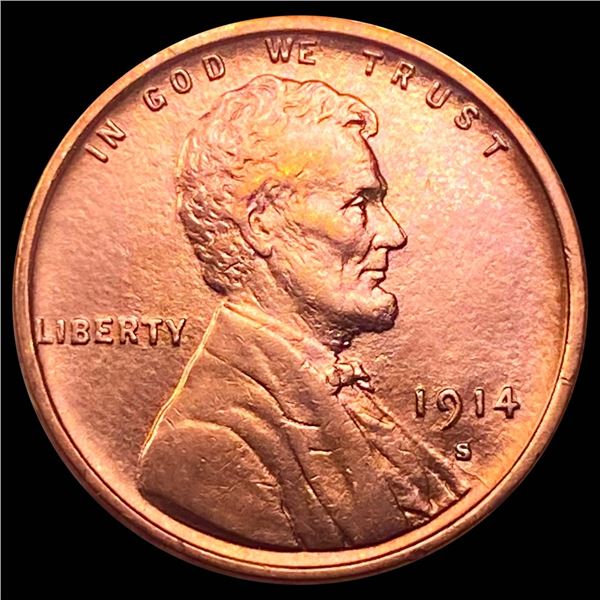 1914-S RD Wheat Cent UNCIRCULATED