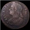 Image 1 : 17?? Britannia HalfPenny NICELY CIRCULATED