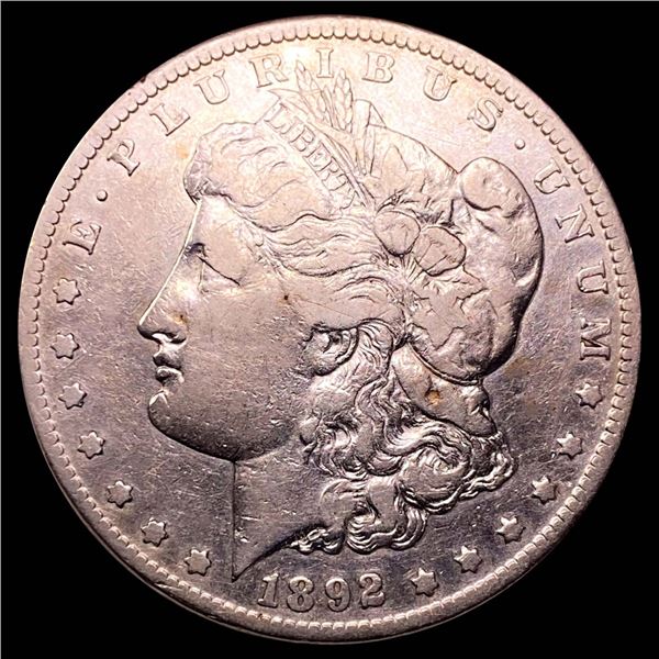 1892-CC Morgan Silver Dollar NEARLY UNCIRCULATED