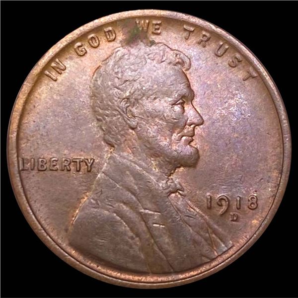 1918-D Wheat Cent CLOSELY UNCIRCULATED