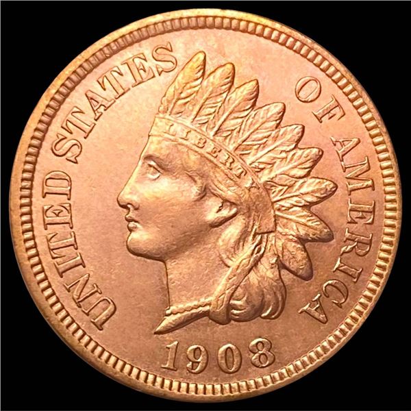 1908-S RD Indian Head Cent UNCIRCULATED