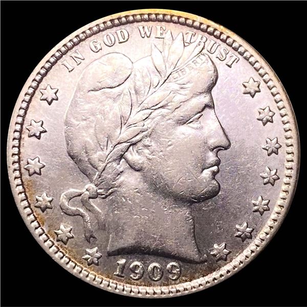 1909-S Barber Quarter CLOSELY UNCIRCULATED